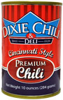 Dixie Chili Cincinnati Style 10 oz. Can