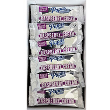 Papas Raspberry Cream Dark Chocolate Bars 24ct Box