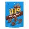Flipz Milk Chocolate Covered Pretzels 7.5oz Peg Bag Expires September 20th 2025