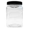 Jar 32oz Square with Grip and Label Panel