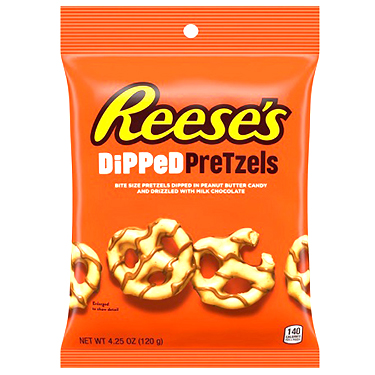 Reeses Dipped Pretzels 4.25oz Bag