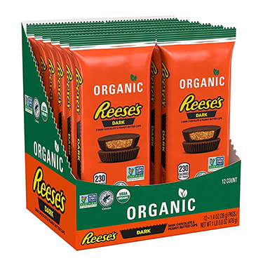 Reeses Organic Peanut Butter Cups 12ct Box