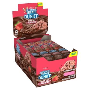 Rice Krispies Treats Dunkd Chocolatey Strawberry 12ct Box