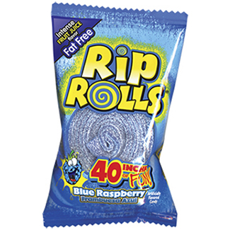 Rip Rolls Blue Raspberry 1.4oz 24ct Box 