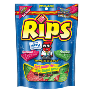 Rips Bites Strawberry and Green Apple 4oz Bag