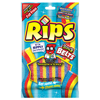 Rips Sour Belts 3.5oz Bag