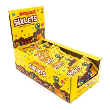 Sixlets Chocolate Flavored Candy 24ct Box