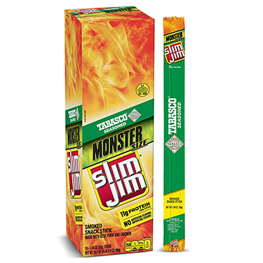 Slim Jim Monster Tabasco 18ct Box