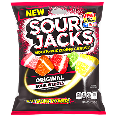 Sour Jacks Original Sour Wedges 5oz Bag