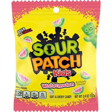 Sour Patch Kids Watermelon 3.6oz Bag Expires February 9th 2025