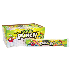 Sour Punch Straws Rainbow 24ct Box