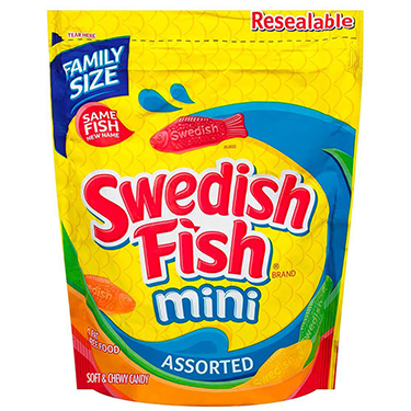 Swedish Fish Mini Assorted 1.8lb Resealable Bag