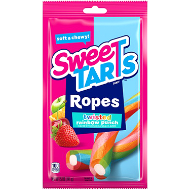 Sweetarts Ropes Twisted Rainbow 5oz Bag