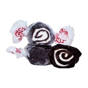 Taffy Town Black Licorice Swirls Salt Water Taffy 1lb