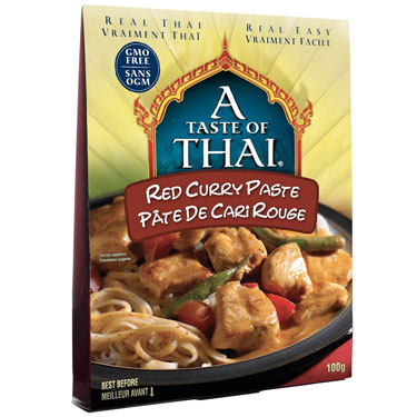 Taste of Thai Red Curry Paste 1.75oz Box
