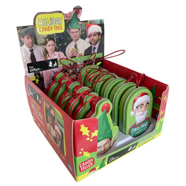 The Office Holiday Christmas Ornament Tin