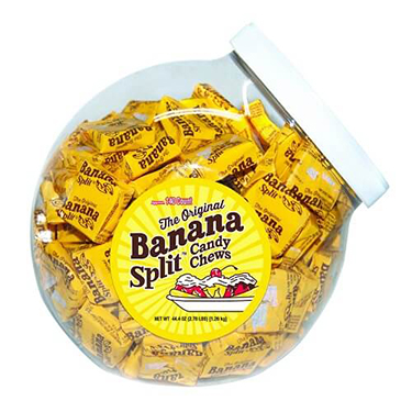 The Original Banana Split Candy Chews 140ct Tub