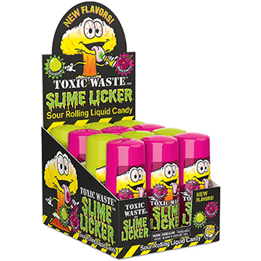 Toxic Waste Slime Licker Sour Apple and Black Cherry 12ct Box