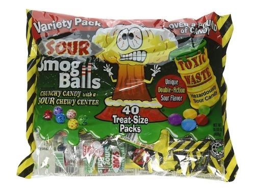 Toxic Waste Sour Candy Variety Bag 40ct Bag