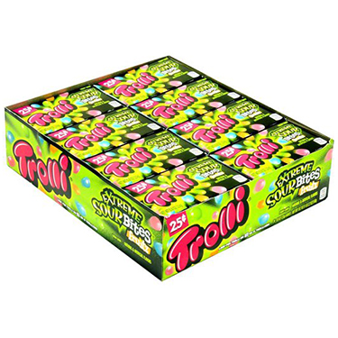Trolli Extreme Sour Bites Fruitz 24ct Box