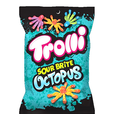 Trolli Sour Brite Octopus 4.25oz Bag