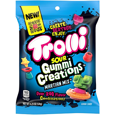 Trolli Sour Gummi Creations 4.25oz Bag