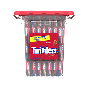 Twizzlers Strawberry Twists Changemaker 105ct Jar