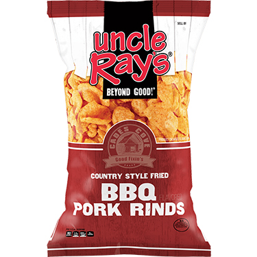 Uncle Rays Pork Rinds BBQ 2oz 12ct