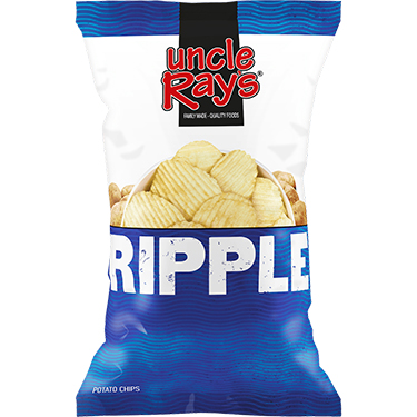 Uncle Rays Potato Chips Rippled 3oz 12ct