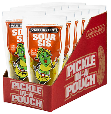 Van Holtens Sour Sis Pickle Pouches 12ct