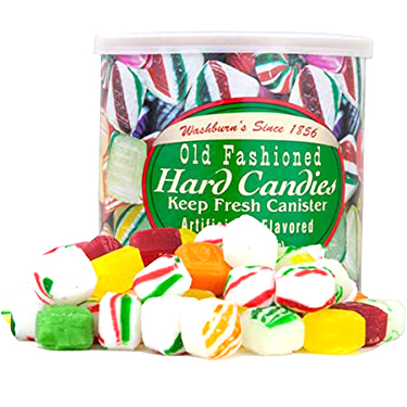 Washburn Hard Candy 15.5oz Canister