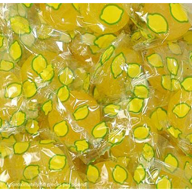 Washburn Wrapped Sour Lemon Balls 1 Lb