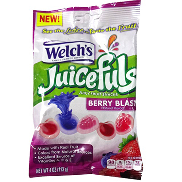 Welchs Juicefuls Berry Blast 4oz Bag