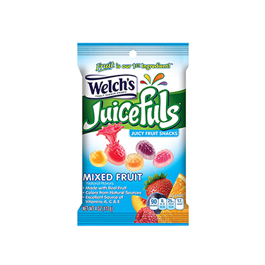 Welchs Juicefuls Mixed Fruit 4oz Bag