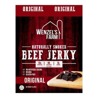 Wenzels Original Jerky 3oz Bag