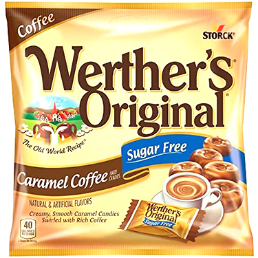 Werthers Original Caramel Coffee Sugar Free 2.75oz Bag