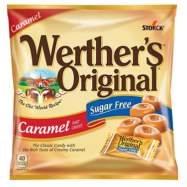Werthers Original Sugar Free 2.65oz Bag