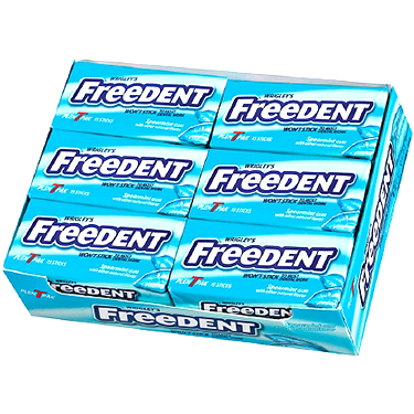 Wrigleys Freedent Spearmint 12ct