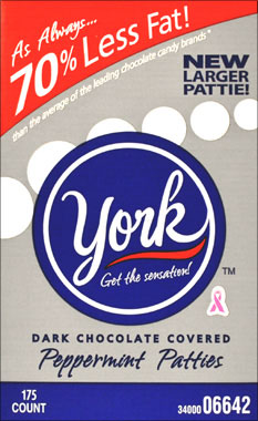 York Dark Chocolate Peppermint Patties 175CT Box