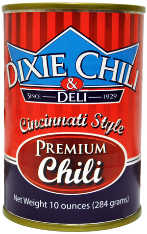 Dixie Chili Cincinnati Style 10 oz. Can