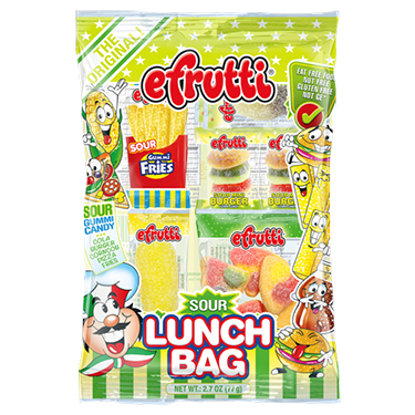 eFrutti Gummi Sour Lunch Bag 2.7oz