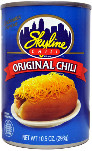 Skyline Chili Original Recipe 10.5 Ounce Can