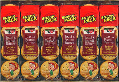 Keebler Toast and Peanut Butter Crackers 12ct Box