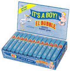 Its A boy Bubble Gum cigars 36ct Box